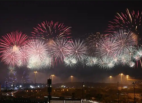 沁阳市焰火晚会